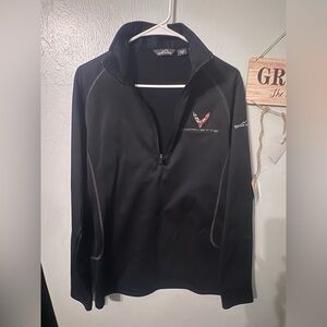 Ladies C8 Corvette Eddie Bauer 1/2 Zip Pullover.